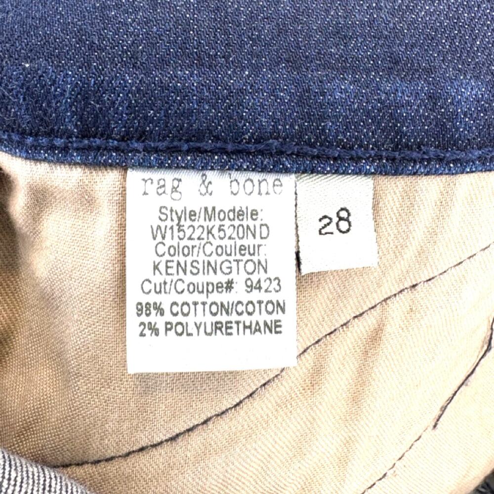 rag & bone Kensington Skinny Ankle Zip‎ Jeans Size 28 - Picture 4 of 4
